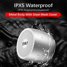 Load image into Gallery viewer, EWA A103 Portable Bluetooth Speaker Wireless Heavy Bass Bomm Box Subwoofer Phone Call Surround Sound Bluetooth Shower Speaker