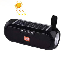 Load image into Gallery viewer, T&amp;G TG182 Portable Column Wireless Stereo Music Box Solar Power waterproof USB AUX FM radio super bass