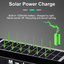 Load image into Gallery viewer, T&amp;G TG182 Portable Column Wireless Stereo Music Box Solar Power waterproof USB AUX FM radio super bass