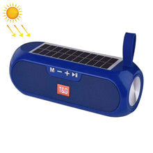 Load image into Gallery viewer, T&amp;G TG182 Portable Column Wireless Stereo Music Box Solar Power waterproof USB AUX FM radio super bass