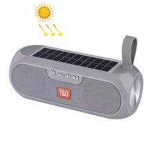 Load image into Gallery viewer, T&amp;G TG182 Portable Column Wireless Stereo Music Box Solar Power waterproof USB AUX FM radio super bass