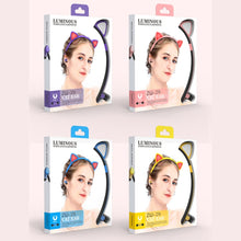 Load image into Gallery viewer, ZW29 Cat Ear Stereo Sound HIFI Fashion Outdoor Portable Sports Wireless  Bluetooth Headset with Mic &amp; LED Light Glowing