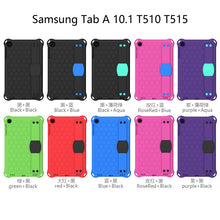 Load image into Gallery viewer, Honeycomb Design EVA + PC Four Corner Anti Falling Flat Protective Shell With Straps, For iPad mini 5 / 4 / 3 / 2 /1