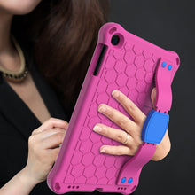 Load image into Gallery viewer, Honeycomb Design EVA + PC Four Corner Anti Falling Flat Protective Shell With Straps, For iPad mini 5 / 4 / 3 / 2 /1