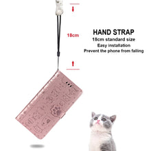 Load image into Gallery viewer, Cute Cat and Dog Embossed Horizontal Flip PU Leather Case with Holder / Card Slot / Wallet / Lanyard, For iPhone 11 Pro Max, For iPhone XS/X, For iPhone XR