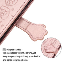 Load image into Gallery viewer, Cute Cat and Dog Embossed Horizontal Flip PU Leather Case with Holder / Card Slot / Wallet / Lanyard, For iPhone 11 Pro Max, For iPhone XS/X, For iPhone XR