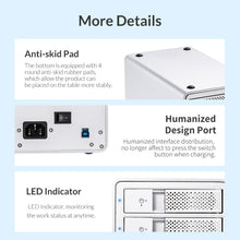 Load image into Gallery viewer, ORICO 9528U3 3.5-Inch External Hard Drive Enclosure