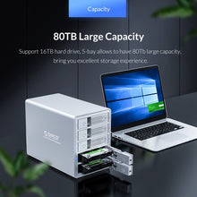 Load image into Gallery viewer, ORICO 9528RU3 3.5-Inch External Hard Drive Enclosure with RAID