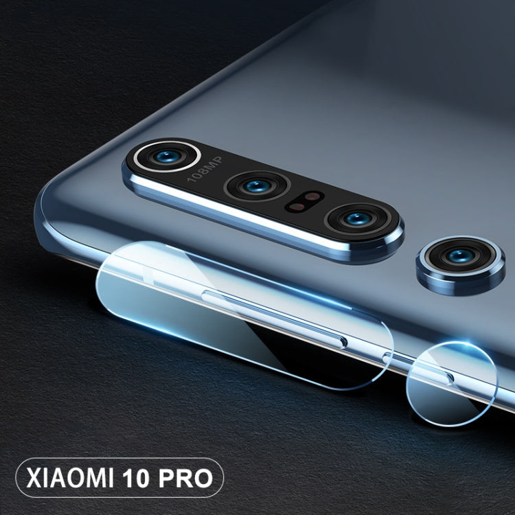2pcs mocolo 0.15mm 9H 2.5D Round Edge Rear Camera Lens Tempered Glass Film, For Xiaomi Mi 10, For Xiaomi Mi 10 Pro
