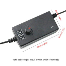 Load image into Gallery viewer, AC To DC Adjustable Voltage Power Adapter Universal Power Supply Display Screen Power Switching Charger, US 3V-12V 2A, EU 3V-12V 2A, US 9V-24V 1A, EU 9V-24V 1A, US 3-24V 1A, EU 3-24V 1A