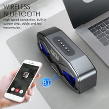 Load image into Gallery viewer, M5 Cool Owl Design Bluetooth Speaker LED Flash Wireless Loudspeaker FM Radio Alarm Clock TF Card