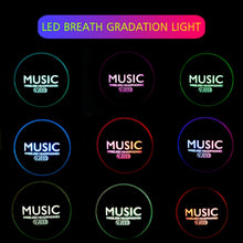 Load image into Gallery viewer, VJ033 Multi-function Upgrade Bluetooth 5.0 Headset Stereo Wireless LED Microphone FM Radio Headset