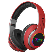 Load image into Gallery viewer, VJ033 Multi-function Upgrade Bluetooth 5.0 Headset Stereo Wireless LED Microphone FM Radio Headset