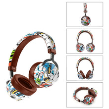 Load image into Gallery viewer, VJ086 Graffiti Headset Wireless Sports Bluetooth Headset Water Transfer Color Print Headset, Support TF, FM
