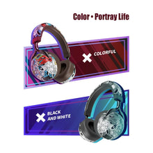 Load image into Gallery viewer, VJ086 Graffiti Headset Wireless Sports Bluetooth Headset Water Transfer Color Print Headset, Support TF, FM