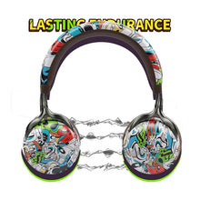 Load image into Gallery viewer, VJ086 Graffiti Headset Wireless Sports Bluetooth Headset Water Transfer Color Print Headset, Support TF, FM