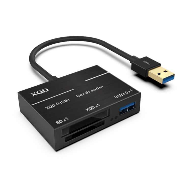 Onten 5212B USB3.0 To XQD + SD Card High-Speed Card Reader, 5212B