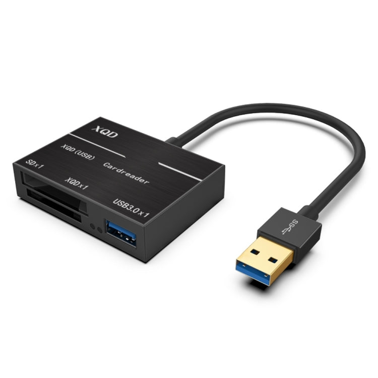 Onten 5212B USB3.0 To XQD + SD Card High-Speed Card Reader, 5212B