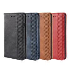 Load image into Gallery viewer, For iPhone SE (2020) Magnetic Buckle Retro Crazy Horse Texture Horizontal Flip Leather Case  , with Holder &amp; Card Slots &amp; Photo Frame, For iPhone SE 2022 / SE 2020
