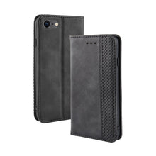 Load image into Gallery viewer, For iPhone SE (2020) Magnetic Buckle Retro Crazy Horse Texture Horizontal Flip Leather Case  , with Holder &amp; Card Slots &amp; Photo Frame, For iPhone SE 2022 / SE 2020