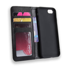 Load image into Gallery viewer, For iPhone SE (2020) Magnetic Buckle Retro Crazy Horse Texture Horizontal Flip Leather Case  , with Holder &amp; Card Slots &amp; Photo Frame, For iPhone SE 2022 / SE 2020