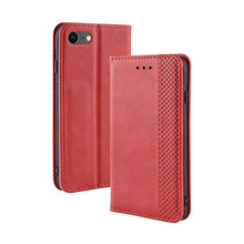 Load image into Gallery viewer, For iPhone SE (2020) Magnetic Buckle Retro Crazy Horse Texture Horizontal Flip Leather Case  , with Holder &amp; Card Slots &amp; Photo Frame, For iPhone SE 2022 / SE 2020