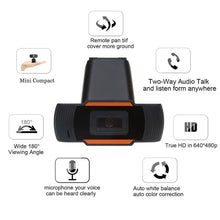 Load image into Gallery viewer, HXSJ A870 Webcam HD 480P PC Camera with Absorption Microphone MIC for Skype for Android TV   Rotatable Computer Camera USB Web Cam, 480P