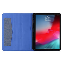 Load image into Gallery viewer, Horizontal Flip TPU + Fabric PU Leather Protective Case with Name Card Clip, For iPad Pro 11(2020)