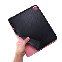 Load image into Gallery viewer, Horizontal Flip TPU + Fabric PU Leather Protective Case with Name Card Clip, For iPad Pro 12.9(2020)