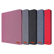 Load image into Gallery viewer, Horizontal Flip TPU + Fabric PU Leather Protective Case with Name Card Clip, For iPad Pro 12.9(2020)