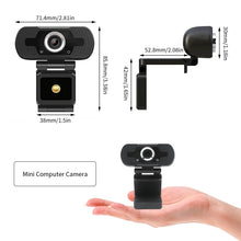Load image into Gallery viewer, Full HD 1080P Web Camera With Noise Cancellation Microphone Skype Streaming Live Camera for Computer Android TV
