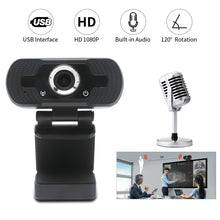 Load image into Gallery viewer, Full HD 1080P Web Camera With Noise Cancellation Microphone Skype Streaming Live Camera for Computer Android TV