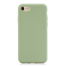 Load image into Gallery viewer, For iPhone SE (2020) Solid Color Aatte TPU Phone Case, Green, Red, Light Blue, Magenta, Yellow, Orange, Skay Blue, Gray, Khaki, Pink