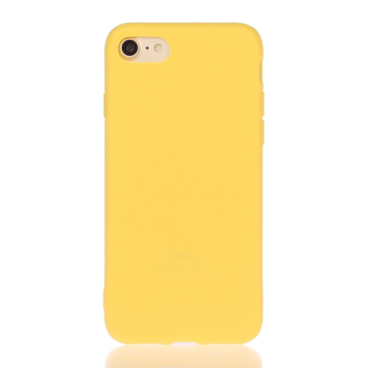 For iPhone SE (2020) Solid Color Aatte TPU Phone Case, Green, Red, Light Blue, Magenta, Yellow, Orange, Skay Blue, Gray, Khaki, Pink