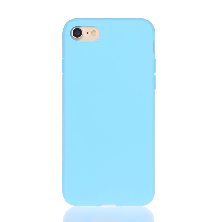 For iPhone SE (2020) Solid Color Aatte TPU Phone Case, Green, Red, Light Blue, Magenta, Yellow, Orange, Skay Blue, Gray, Khaki, Pink
