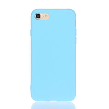 Load image into Gallery viewer, For iPhone SE (2020) Solid Color Aatte TPU Phone Case, Green, Red, Light Blue, Magenta, Yellow, Orange, Skay Blue, Gray, Khaki, Pink