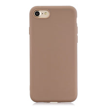 Load image into Gallery viewer, For iPhone SE (2020) Solid Color Aatte TPU Phone Case, Green, Red, Light Blue, Magenta, Yellow, Orange, Skay Blue, Gray, Khaki, Pink