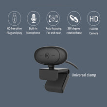 Load image into Gallery viewer, Full HD 1080P Webcam Built-in Microphone Smart Web Camera USB Streaming Live Camera With Noise Cancellation