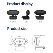 Load image into Gallery viewer, Full HD 1080P Webcam Built-in Microphone Smart Web Camera USB Streaming Live Camera With Noise Cancellation