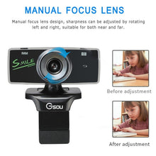 Load image into Gallery viewer, B01 HD Webcam Built-in Microphone Smart Web Camera USB Streaming Live Camera With Noise Cancellation