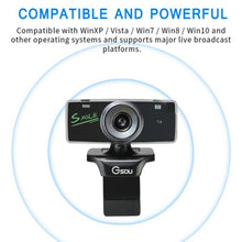 Load image into Gallery viewer, B01 HD Webcam Built-in Microphone Smart Web Camera USB Streaming Live Camera With Noise Cancellation