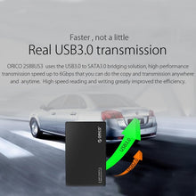 Load image into Gallery viewer, ORICO 2588US3-V1 2.5 inch USB3.0 Hard Drive Enclosure, Silver, Red, Blue, Black