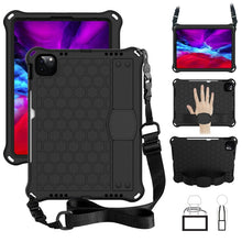 Load image into Gallery viewer, Honeycomb Design EVA + PC Four Corner Anti Falling Flat Protective Shell With Straps, For iPad Pro 11 2020