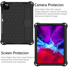 Load image into Gallery viewer, Honeycomb Design EVA + PC Four Corner Anti Falling Flat Protective Shell With Straps, For iPad Pro 11 2020