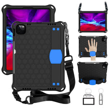 Load image into Gallery viewer, Honeycomb Design EVA + PC Four Corner Anti Falling Flat Protective Shell With Straps, For iPad Pro 11 2020