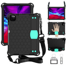 Load image into Gallery viewer, Honeycomb Design EVA + PC Four Corner Anti Falling Flat Protective Shell With Straps, For iPad Pro 11 2020