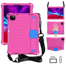 Load image into Gallery viewer, Honeycomb Design EVA + PC Four Corner Anti Falling Flat Protective Shell With Straps, For iPad Pro 11 2020