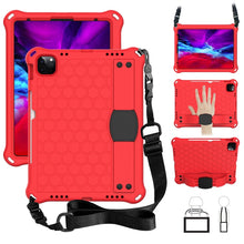 Load image into Gallery viewer, Honeycomb Design EVA + PC Four Corner Anti Falling Flat Protective Shell With Straps, For iPad Pro 11 2020