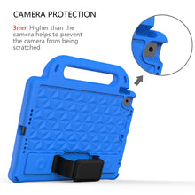 Load image into Gallery viewer, Diamond Back Design Style EVA Children's Fall Proof Cover Flat Protective Shell With Strap, For iPad 10.2 2021 / 2020 / 2019/ Pro 10.5