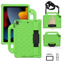 Load image into Gallery viewer, Diamond Back Design Style EVA Children's Fall Proof Cover Flat Protective Shell With Strap, For iPad 10.2 2021 / 2020 / 2019/ Pro 10.5